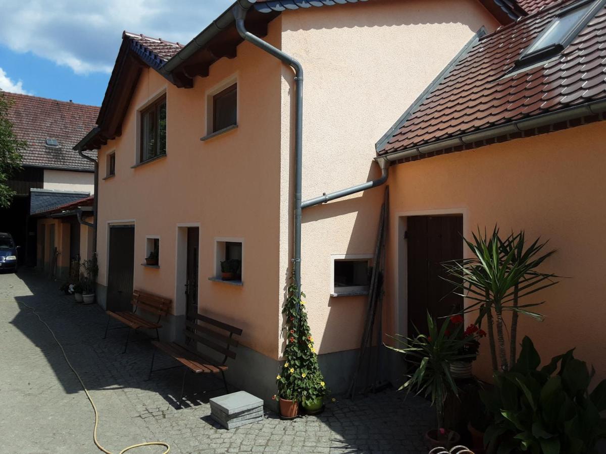 Ferienwohnung Auf Den Bauernhof Tauscha Bagian luar foto